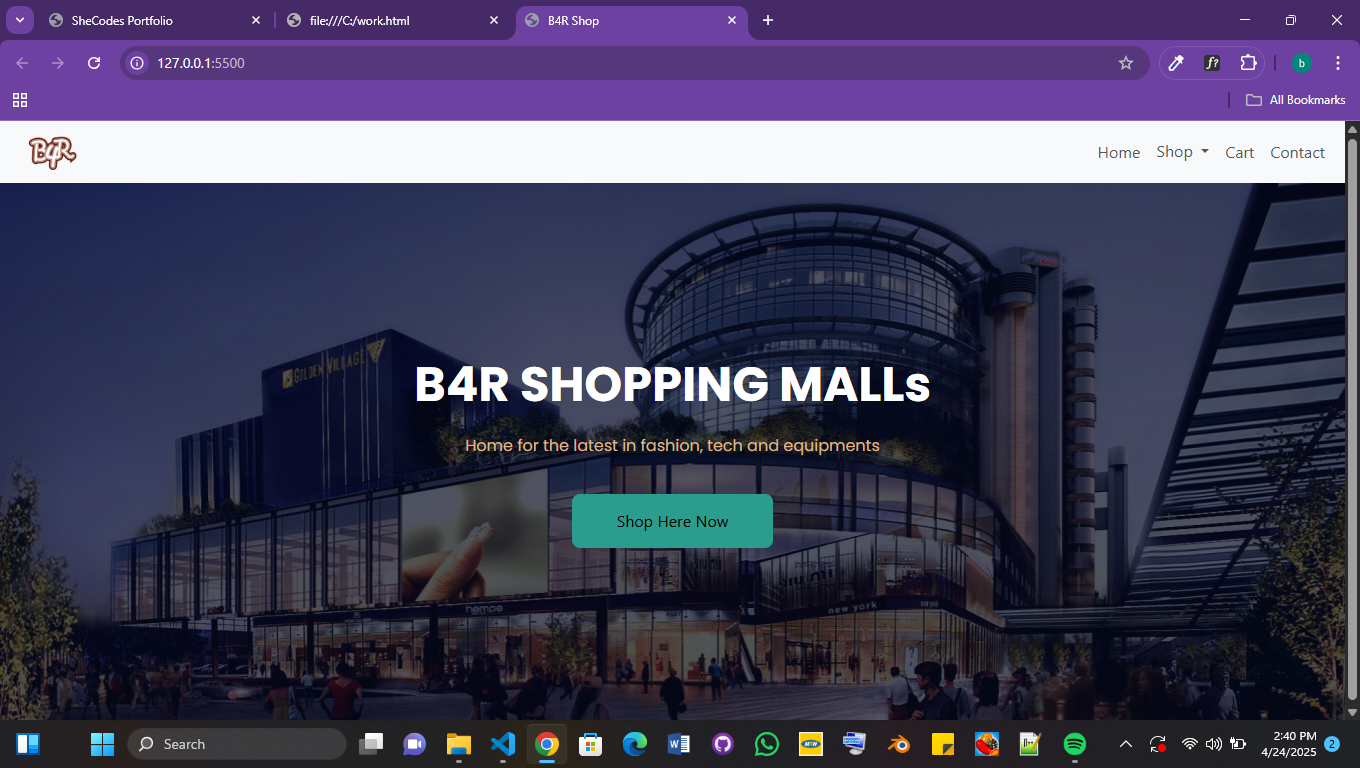 Shopping website Review